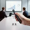 ЛАЗЕРНИЙ ПУЛЬТ HOCO GM203 TOUCH SCREEN WRITING PAGE TURNING PEN, ЧОРНИЙ