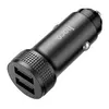 АВТОМОБІЛЬНИЙ ЗАРЯДНИЙ ПРИСТРІЙ HOCO Z49 LEVEL DUAL PORT CAR CHARGER, ЧОРНИЙ