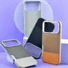 ЧОХОЛ TWO DIFFERENT LEATHER CASE MAGSAFE ДЛЯ IPHONE 17 PRO, ЧОРНИЙ
