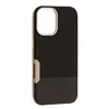 MR4_145813 Чохол two different leather case magsafe для iphone 17, чорний 