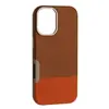 MR4_145814 Чохол two different leather case magsafe для iphone 17 brown 