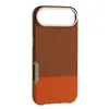 MR4_145811 Чохол two different leather case magsafe для iphone 17 air brown 