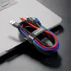 КАБЕЛЬ BASEUS FAST 4IN1 CABLE ДЛЯ LIGHTNING+TYPE-C (2)+MICRO 3.5A 1.2M, ЧОРНИЙ CA1T4-B01
