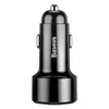 АВТОМОБІЛЬНИЙ ЗАРЯДНИЙ ПРИСТРІЙ BASEUS MAGIC SERIES PPS 2USB 45W, QC, PD, LCD, ЧОРНИЙ CCMLC20A-01