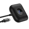 ХАБ HUB BASEUS SQUARE ROUND 4IN1 ХАБ HUB ADAPTER (USB3.0 TO USB3.0*1+USB2.0*3) 1M, ЧОРНИЙ CAHUB-AY01