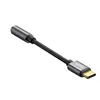 АДАПТЕР AUX BASEUS TYPE-C MALE TO 3.5MM FEMALE ADAPTER L54 DEEP, СІРИЙ CATL54-0G
