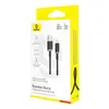 КАБЕЛЬ BASEUS DURA SERIES USB-A TO TYPE-C 60W 1M, ЧОРНИЙ-ЗОЛОТИСТИЙ P10377802U01-00