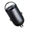 АВТОМОБІЛЬНИЙ ЗАРЯДНИЙ ПРИСТРІЙ BASEUS TINY STAR MINI CAR CHARGER 2C 30W, C00035001121-03, ЧОРНИЙ