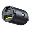 АВТОМОБІЛЬНИЙ ЗАРЯДНИЙ ПРИСТРІЙ BASEUS TINY STAR MINI CAR CHARGER (U+C) 30W, ЧОРНИЙ C00035001121-02