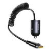 АВТОМОБІЛЬНИЙ ЗАРЯДНИЙ ПРИСТРІЙ BASEUS TINY STAR MINI CAR CHARGER (C+C CABLE INCLUDED) 30W, C00035001121-00, ЧОРНИЙ