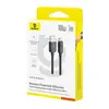 КАБЕЛЬ BASEUS FOAMED SILICONE USB-A TO TYPE-C 100W 1M, ЧОРНИЙ E0426800