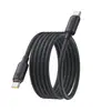 КАБЕЛЬ PD BASEUS FOAMED SILICONE PRO MAGNETIC TIPE-C TO TYPE-C 100W 1M, ЧОРНИЙ E0426D00