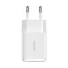 МЕРЕЖЕВИЙ ЗАРЯДНИЙ ПРИСТРІЙ BASEUS COMPACT CHARGER 2U 10.5W EU, БІЛИЙ CCXJ010202