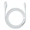 КАБЕЛЬ PD BASEUS PUDDING SERIES FAST CHARGING CABLE TYPE-C TO LIGHTNING 20W 1.2M, БІЛИЙ P10355701221-00