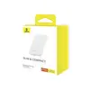 ЗОВНІШНІЙ АКУМУЛЯТОР POWER BANK BASEUS MAGNETIC MINI WIRELESS FAST CHARGE 5 000MAH 20W, БІЛИЙ P10022107223-00