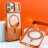 ЧОХОЛ ROCK GUARD TRANSPARENT MAGNETIC (ANTI-DROP LENS PROTECTION) ДЛЯ IPHONE 17 PRO ПОМАРАНЧЕВИЙ