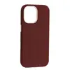 ЧОХОЛ FLOWER LIQUID SILICONE CASE MAGSAFE ДЛЯ IPHONE 17 DEEP CHERRY ЧЕРВОНИЙ