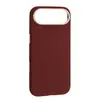 ЧОХОЛ FLOWER LIQUID SILICONE CASE MAGSAFE ДЛЯ IPHONE 17 AIR DEEP CHERRY ЧЕРВОНИЙ