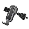 АВТОТРИМАЧ HOCO H80 VISTA GRAVITY CAR HOLDER (AIR OUTLET), ЧОРНИЙ METAL, СІРИЙ