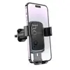 АВТОТРИМАЧ HOCO H80 VISTA GRAVITY CAR HOLDER (AIR OUTLET), ЧОРНИЙ METAL, СІРИЙ