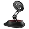 АВТОТРИМАЧ HOCO H90 TOWER FOLDING RING MAGNETIC CAR HOLDER (DASHBOARD), ЧОРНИЙ AND ЧЕРВОНИЙ