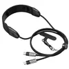 КАБЕЛЬ PD HOCO U145 100W CHARGING DATA CABLE C TO C NECK HANGING WITH MASSAGER, ЧОРНИЙ