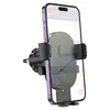 АВТОТРИМАЧ HOCO H18 MIGHTY ONE-BUTTON CAR HOLDER (AIR OUTLET), ЧОРНИЙ