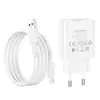 МЕРЕЖЕВИЙ ЗАРЯДНИЙ ПРИСТРІЙ BOROFONE BA74A ASPIRER 1USB, 2.1A + CABLE MICRO БIЛИЙ