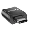 ПЕРЕХІДНИК HOCO UA17 TYPE-C MALE TO USB FEMALE USB3.0 ADAPTER, ЧОРНИЙ