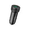 АВТОМОБІЛЬНИЙ ЗАРЯДНИЙ ПРИСТРІЙ HOCO Z49A LEVEL SINGLE PORT QC3.0 CAR CHARGER, ЧОРНИЙ