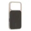 MR4_146329 Чохол clear color case magsafe (pс+tpu) для iphone 17 pro max, чорний 