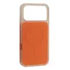 ЧОХОЛ CLEAR COLOR CASE MAGSAFE (PС+TPU) ДЛЯ IPHONE 17 PRO MAX ПОМАРАНЧЕВИЙ