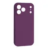 ЧОХОЛ SILICONE CASE CAMERA PROTECTIVE ДЛЯ IPHONE 17 PRO MAX (45) ПУРПУРОВИЙ