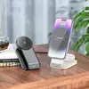 БЕЗДРОТОВИЙ ЗАРЯДНИЙ ПРИСТРІЙ HOCO CQ3 MOTORCYCLE FOLDING 3IN1 MAGNETIC WIRELESS FAST CHARGER MILKY, БІЛИЙ