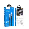 КАБЕЛЬ HOCO U119 MACHINE CHARGING DATA CABLE LIGHTNING 1.2M, ЧОРНИЙ