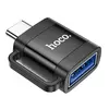 ПЕРЕХІДНИК HOCO UA31C TYPE-C MALE TO USB FEMALE OTG ADAPTER, ЧОРНИЙ