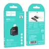 ПЕРЕХІДНИК HOCO UA31C TYPE-C MALE TO USB FEMALE OTG ADAPTER, ЧОРНИЙ