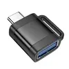 ПЕРЕХІДНИК HOCO UA31C TYPE-C MALE TO USB FEMALE OTG ADAPTER, ЧОРНИЙ