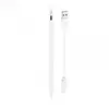 СТІЛУС HOCO GM112 INTELLIGENT ANTI-LOST ACTIVE CAPACITIVE PEN WITH DIGITAL DISPLAY PAD DEDICAT, БІЛИЙ