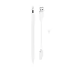 СТІЛУС HOCO GM112 INTELLIGENT ANTI-LOST ACTIVE CAPACITIVE PEN WITH DIGITAL DISPLAY PAD DEDICAT, БІЛИЙ