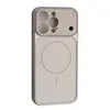 ЧОХОЛ NEW AG GLASS MAGSAFE CASE ДЛЯ IPHONE 14 PRO, СІРИЙ
