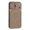 MR4_146813 Чохол new ag glass magsafe case для iphone 16 pro max, сірий 