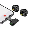 МІКРОФОН HOCO L22 BRIGHT 2IN1 WIRELESS MICROPHONE WITH CASE (IP, TYPE-C), ЧОРНИЙ