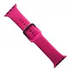 РЕМІНЕЦЬ ДЛЯ APPLE WATCH SILICONE METAL CLAPS 38, 40, 41MM HOT РОЖЕВИЙ