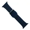 РЕМІНЕЦЬ ДЛЯ APPLE WATCH SILICONE METAL CLAPS 38, 40, 41MM MIDNIGHT СИНІЙ