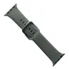 РЕМІНЕЦЬ ДЛЯ APPLE WATCH SILICONE METAL CLAPS 38, 40, 41MM NEW, СІРИЙ