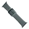 РЕМІНЕЦЬ ДЛЯ APPLE WATCH SILICONE METAL CLAPS 42, 44, 45, 46, 49MM LIGHT, СІРИЙ