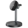 БЕЗДРОТОВИЙ ЗАРЯДНИЙ ПРИСТРІЙ XO CX038 DESKTOP HOLDER 15W 3IN1 WIRELESS CHARGER (WITH IRON PIECE), ЧОРНИЙ