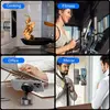АВТОТРИМАЧ XO C170 VACUUM SUCTION CUP MANUAL LATCH MAGNETIC HOLDER, БІЛИЙ
