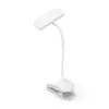 ЛАМПА XO OZ06В DESKTOP BEDSIDE TRICOLOUR CLIP DESK LAMP 800MAH, БІЛИЙ